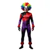 Nuevo Disfraz de Payaso Ensangrentado para Cosplay para Hombres y Mujeres, Mono Ajustado de Alta Elasticidad para Role-Playing de Terror de Halloween Transfronterizo