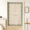 Cortina divisoria para dormitorio, nuevo estilo, para el hogar, sala de estar, cocina, media cortina corta, baño, cortina de privacidad sin perforaciones