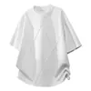 Camiseta de Manga Corta para Mujer, Verano Holgada, Tallas Grandes para Mujer, Estilo Mamá, Rejuvenecedora, Versátil, Camiseta Adelgazante 6234