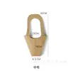 Bolsa de Papel Kraft Coreana 520 Dia dos Namorados Qixi Flores Frescas Plantas Bolsa para Buquê Bolsa Tote Florista Simples Literária