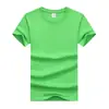Camiseta lisa de algodão pesado de manga curta com gola redonda, camiseta lisa para DIY, roupas de trabalho para imprimir logo