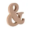 Letras en inglés al por mayor, adornos para bodas, artesanías sencillas de madera, letras DIY, adornos para decoración del hogar