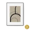 Pintura Decorativa Minimalista Moderna para Sala de Estar Figura de Matisse Linha Pintura Pendurada para Restaurante Sala de Jantar Arte Preto e Branco Mural para Quarto