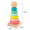 Instrumento Musical Infantil de Oito Tons Enfiando Relógio de Anel Conjunto de Quatro Peças Placa em Forma de Coluna Minhoca Torcida Brinquedos Educativos para Bebês Atacado
