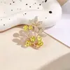 Broche de Nuevo Estilo Transfronterizo, Ramillete Colorido para Mujer, Alfiler Exquisito, Estilo Retro Europeo y Americano, Accesorio para Traje, Joyería Anti-Exposición