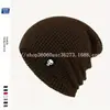 Gorro de Punto sin Visera a Prueba de Frío de Terciopelo con Logo de Calavera para Deportes y Ocio al Aire Libre para Hombres y Mujeres
