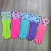 Guantes de Lavar Platos de Cocina para Mujer de Manga Larga de Trabajo para Lavar Tazones Largos de Goma Goma Goma Hogar Hogar Hogar Lavar Ropa Trapo Impermeable
