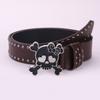 Cinturón de Moda Original Estilo Punk Rock Ins para Mujeres con Calavera Cinturón Ancho Remaches Cinturón Sexy Y2K para Hombres y Mujeres
