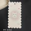 Cadena para Teléfono de Tarjeta con Borde Ondulado Perforado 8X16 Llavero de Tarjeta Trasera DIY Cadena de Papel para Tarjeta Parte Trasera de Tarjeta