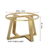 Novo Modelo de Mesa de Vidro com Pés Redondos, Estrutura de Ferro Mármore, Pés de Mesa Elevados, Mesa de Centro Redonda Pequena, Mesa de Jantar