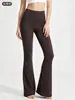 Los Mismos Pantalones de Yoga de Pierna Ancha para Deporte de Cintura Alta para Mujer para Levantar Glúteos y Tensar el Vientre, Ajuste Delgado y Elásticos para Correr