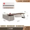 Escritorio ejecutivo de lujo de alta gama, escritorio de oficina moderno y sencillo, escritorio ejecutivo grande para oficinas de líderes, juego de escritorio y silla para CEO y gerente