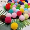 Bolas de Pelo de Alta Elasticidad para Guardería, Accesorios de Bolas de Felpa Coloridas, Materiales Creativos para Decoración Hecha a Mano DIY Infantil