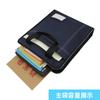 Bolso de mano sencillo para hombre, de lona, para documentos, estilo vertical, para oficina y conferencias.