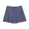 Z Atacado Novo Conjunto de Roupas Femininas Europeias e Americanas 2025 Moda Camisa Listrada 8084669 Shorts Casuais 8100669
