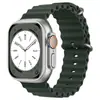 Adequado para Pulseira de Silicone para Apple Watch Iwatchs10 Fivela Dupla Pulseira de Relógio Marinha S9 Estilo Esportivo S11Ultra2 Pulseira de Relógio