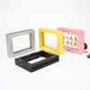 Fabricante de Enfeites para Porta-Retrato de Madeira Maciça Porta-Retrato de Madeira LED DIY Personalizado Porta-Retrato Luminoso para Quarto Porta-Retrato com Luz Noturna 3D