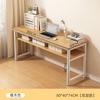 Escritorio de computadora, mesa larga, mesa estrecha de pared, mesa de dormitorio para el hogar, mesa de estudio, mesa rectangular, mesa de oficina sencilla
