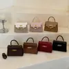 Bolsa Cuadrada Pequeña Nueva 2026 para Mujer, Bolso de Mano Texturizado de Moda, Bolso de Hombro y Cruzado de Primavera, Bolso Popular para Viajar al Trabajo Este Año