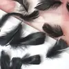 70 Designs de Joias, Acessórios de Cabeça e Acessórios DIY Feitos com Penas Pretas, Penas de Peru, Penas de Ganso e Penas de Avestruz