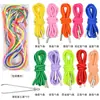 Moletom Capuz Cordão Calça Esportiva Cordão de Cintura Cinto Cadarço Decorativo Cordão Redondo Sólido Ponta de Metal Acessórios de Vestuário Clássicos