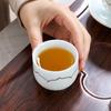 Taza Maestro Celadón Creativa Taza Individual Estilo Chino Taza de Té con Dorado Trazado Accesorios de Juego de Té de Cerámica Taza de Té