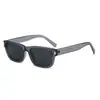 Gafas de Sol Cuadradas con Patrón Azul Nuevo 2026 para Hombres y Mujeres, Gafas de Sol de Moda con Protección Solar y Anti-UV con un Toque de Lujo 3983