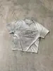 Camiseta de mujer de estilo americano ins, moda streetwear, cuello redondo, con estampados, para uso casual diario, adecuada para chicas cool en verano, estilo transfronterizo europeo y americano