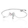 Nova Pulseira Original Diemeng Prata de Lei S925 para Mulheres Ins Nicho Pulseira High-End Joia de Mão Simples Versátil