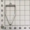 Marco Geométrico Hecho a Mano DIY Aleación Hueca Resina Colgante Forma de Corazón Gota de Agua Forma de Estrella Colgante Accesorios de Joyería