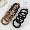 Banda de goma con forma de oso para el pelo para mujer, accesorio para el pelo de felpa, elástico y duradero, para otoño e invierno