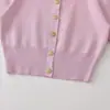 Cardigan Corto de Punto Casual Elegante de Moda Nuevo Estilo Europeo y Americano Transfronterizo para Mujer al por Mayor 1822104