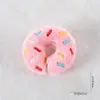 Broche Pelúcia Desenho Animado Donut Chá de Leite Boneca Chaveiro Squeaky Pingente Porta-Moedas Grampo de Cabelo Acessórios de Grampo de Cabelo