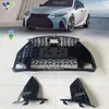 Adecuado para Lexus Is 23+ Versión Modificada Parrilla Deportiva + Marco para Luces Antiniebla + Marco para Matrícula