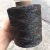 Venda Direta da Fábrica Fio Iridescente Oco com Fio de Ouro e Prata DIY Crochê Tricô à Mão Cabeça de Ursinho de Pelúcia Acessório de Cabeça Leidezhuzhu