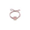 Estilo Japonés y Coreano Estilo Rosa Girly Corazón Amor Cuadrado Cuerda para el Cabello Lazo Doble Anillos para el Cabello Banda para el Cabello Cuerda para el Cabello