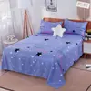 Sábanas de sarga gruesa hipoalergénicas ropa de cama individual para dormitorio estudiante cómoda sin bolitas fabricante de sábanas venta al por mayor