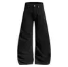 Pantalones de Trabajo Patchwork Personalizados para Hombres, Pantalones Sueltos Casuales de Alta Calle Europea y Americana para Mujeres, Otoño Nuevo, para Montar en Motocicleta