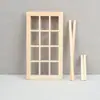 1:12 casa de bonecas casa de bonecas mini móveis modelo diy especial simples simples branco 12-treliça janela