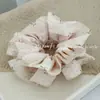 Goma para el pelo de estilo coreano con diseño de lunares y flores en ambos lados, Diadema dulce y de moda para coleta, Cuerda elegante para el pelo de celebridad de Internet