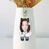 Llavero Acrílico Doble Cara con Fondo Blanco Puro para Decoración de Mochila, Similar a Artículos Tendencia de Tiktok