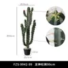 Planta Verde de Cactus Simulada en Maceta Planta Suculenta Tropical Combinación de Paisaje de Cactus Ventana de B&B Café
