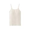 Camisola de Seda Gelada Langsha Top Feminino Peça Única com Bojo Tudo-em-Um Roupa de Casa Manga Curta Sensação Fresca de Verão Roupa de Casa