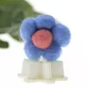 Accesorios para sombrero de fieltro de lana con flor de cinco pétalos transfronterizos de Amazon Decoración de guirnalda y ramo producto terminado de fieltro de lana