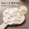 Espejo de mano con textura de onda de agua irregular, espejo de maquillaje con mango texturizado tipo nube de lujo ligero, stock de fábrica disponible para personalización