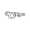 Comércio Exterior E-commerce Transfronteiriço Moda Anel de Diamante Cravejado Personalidade Enrolada Anel de Casamento Design de Nicho Joias