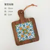 Porta-Prato de Madeira de Acácia Estilo Japonês Anti-queimadura Base Isolante para Panela Quente Mesa de Jantar de Madeira Maciça Porta-Prato de Tigela Retro Alta Temperatura Retro