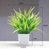 Venda quente transfronteiriça Simulação de planta Planta falsa Planta verde Decoração interna e externa Simulação de eucalipto em vaso de plástico Planta pequena em vaso