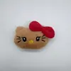 Broche de Muñeca KT Cat de Peluche de Dibujos Animados Lindo Colgante de Muñeca DIY Accesorio para Mochila, Sombrero, Ropa