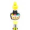 Série de animais de estimação de gato transfronteiriça PVC cola macia contas queimadas dupla face contas fofas contas soltas caneta esferográfica diy contas de desenho animado